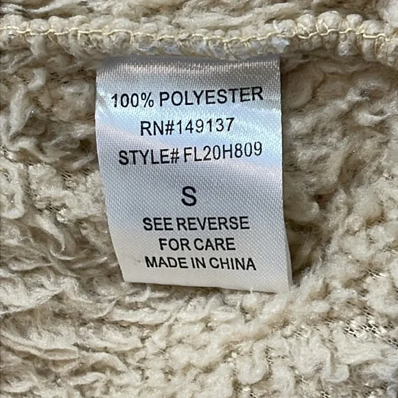 HYFVE WOMENS SIZE SMALL SHERPA JACKET/WRAP.HOODIE - Picture 8 of 9